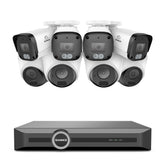 5MP 8 Channel PoE Security System, 6MP NVR, S+265., Human & Vehicle Detection, Smart Playback, Smart Notification with Image Attached